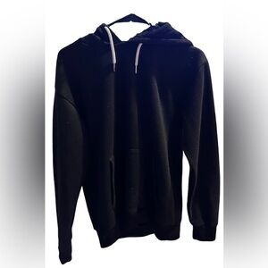 Forever 21 black sweatshirt white strings